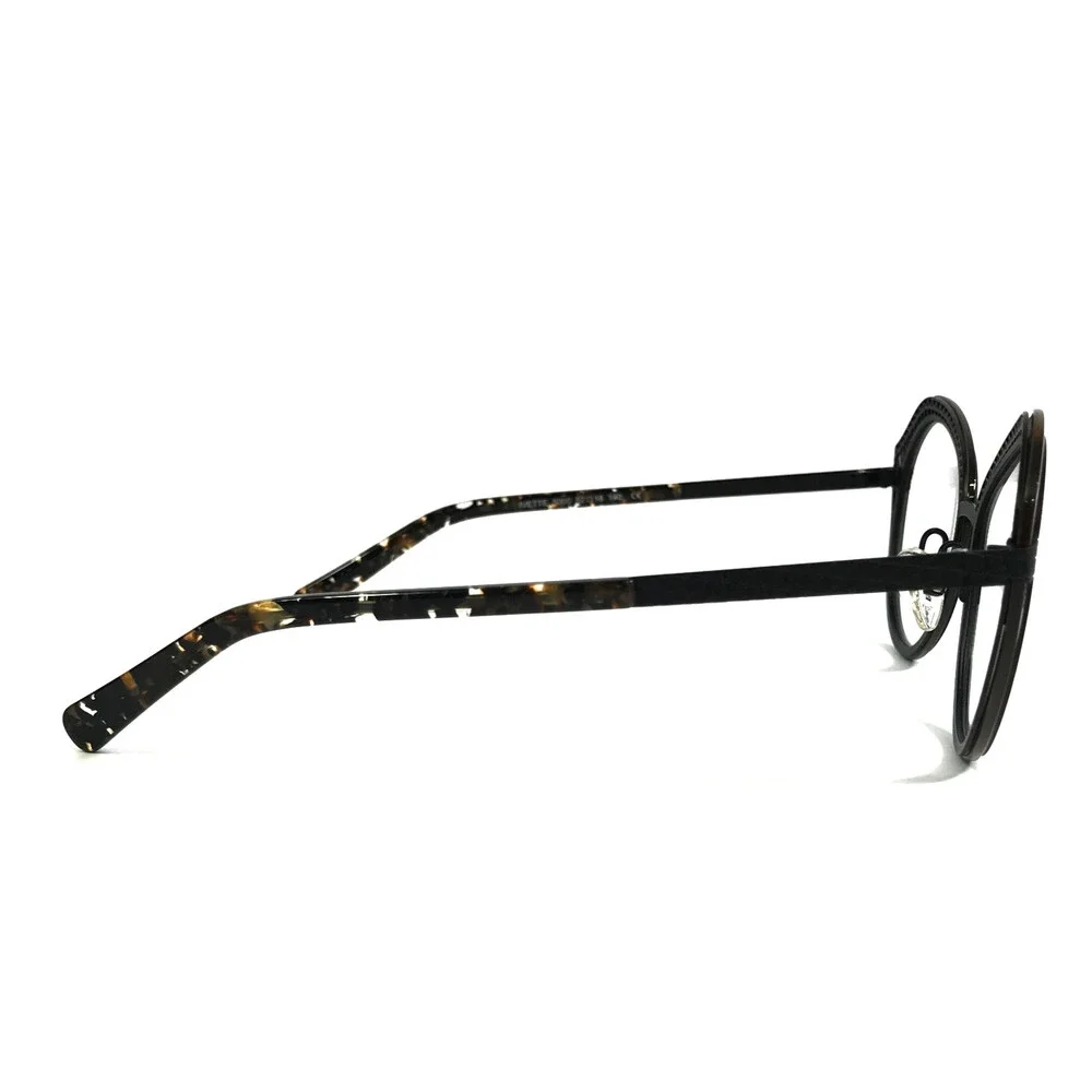 BOZ Eyeglasses Frames IVETTE 5000 Black Clear Beige Cat Eye Full Rim 52-18-140